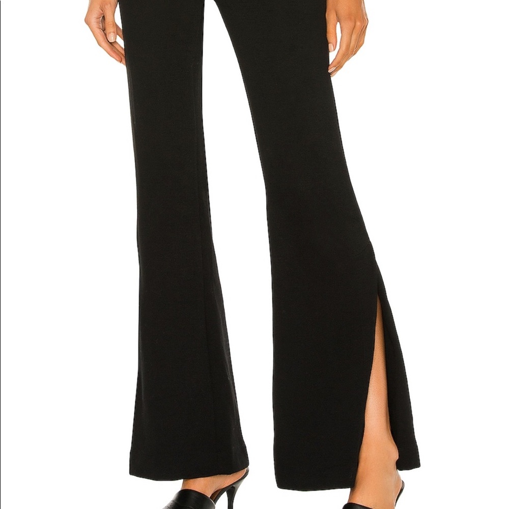Lovers + Friends black pants with side slit